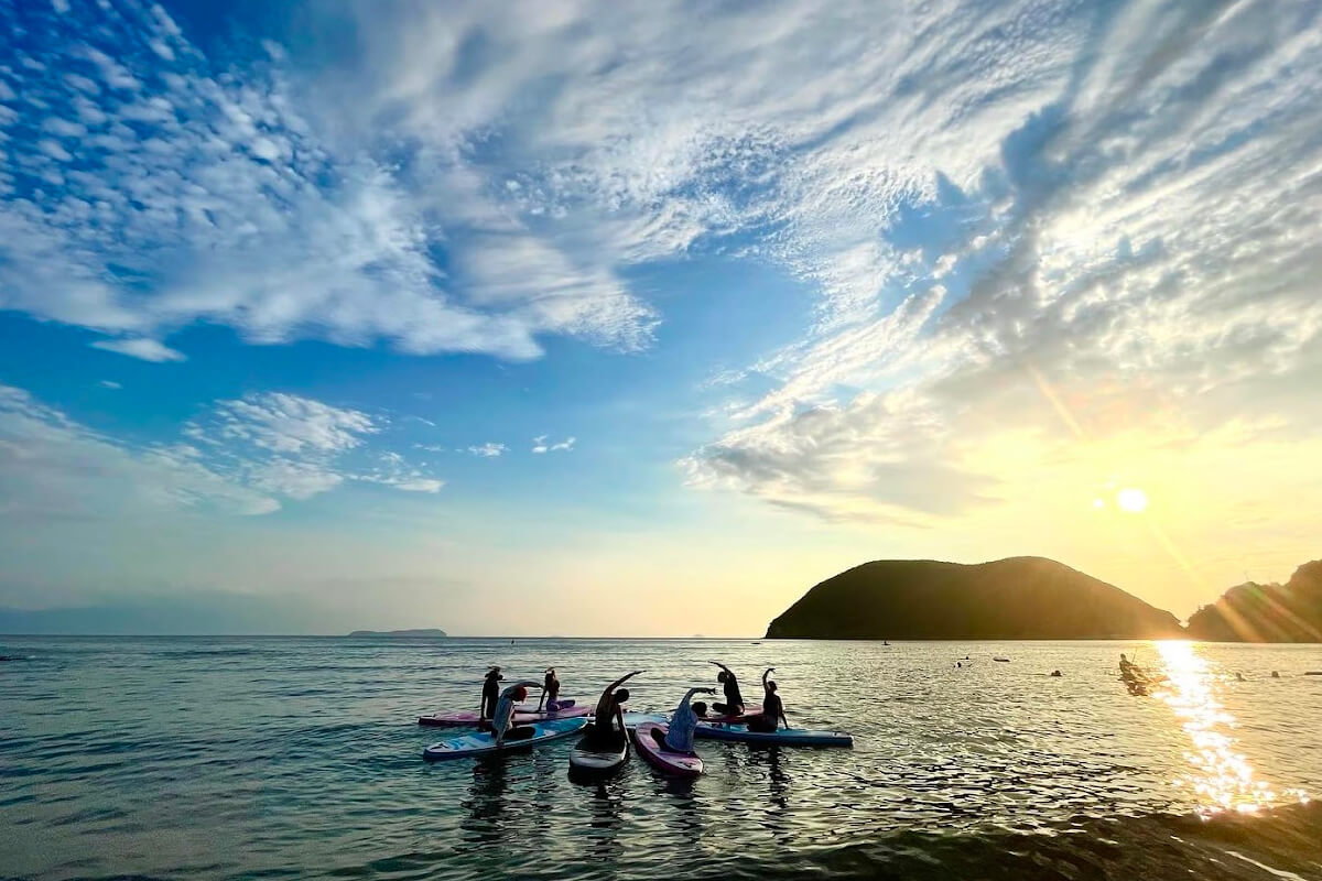 SUPヨガ&ショートクルージング